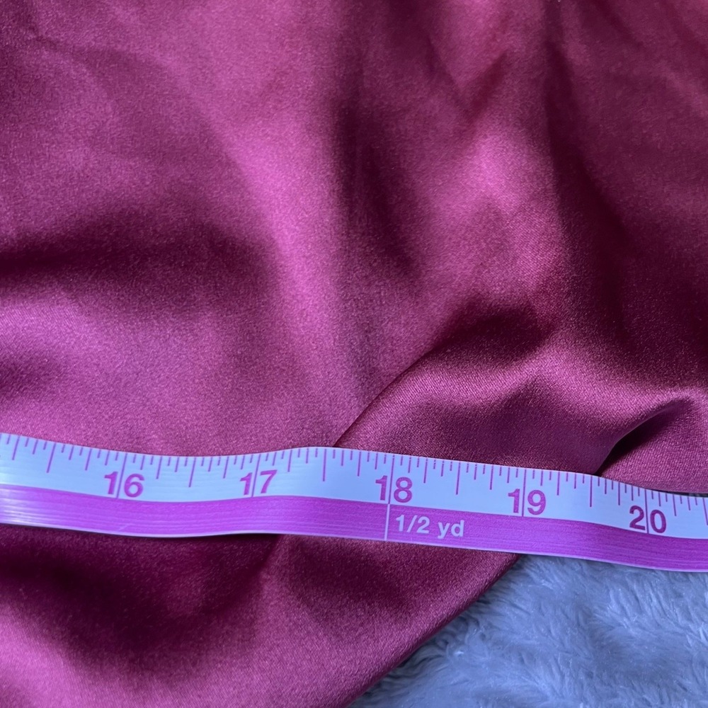 Victorias Secret Womens Size XS/S Satin Kimono Robe Dusty Rose Pink Silky Belted - Picture 9 of 12